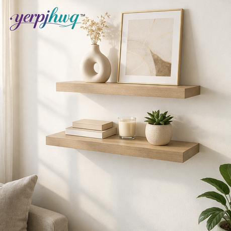 yerpjhwq™ Wall-Mounted Floating Shelves (Set of 2)