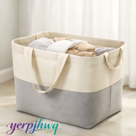 yerpjhwq™ Foldable Laundry Basket with Handles